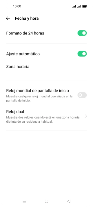 Pulsa la tecla de inicio para terminar y regresar a la pantalla de inicio.