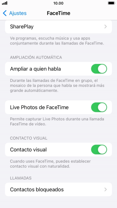 Pulsa el indicador junto a 