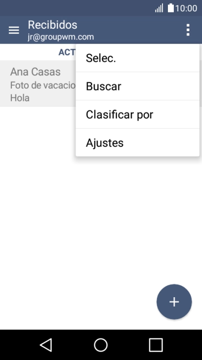 Pulsa Ajustes.