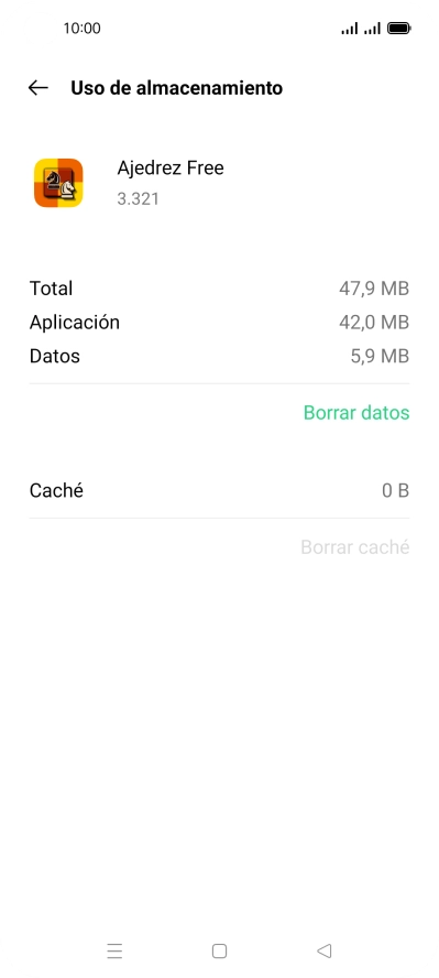 Pulsa la tecla de inicio para terminar y regresar a la pantalla de inicio.
