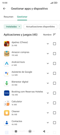 Pulsa la app deseada.