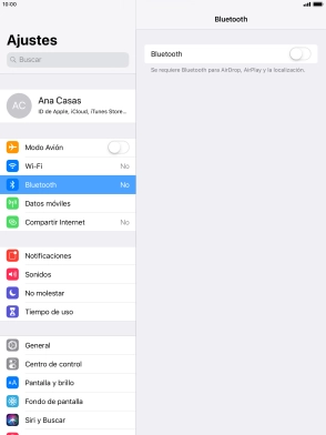 Pulsa el indicador junto a 