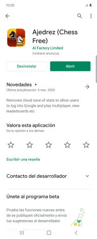 Pulsa Desinstalar.