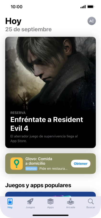 Pulsa Buscar.