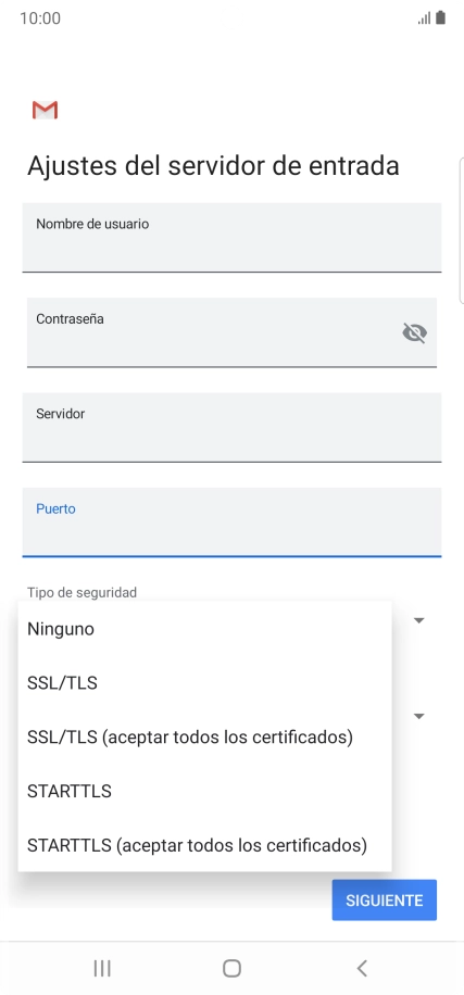 Pulsa Ninguno.