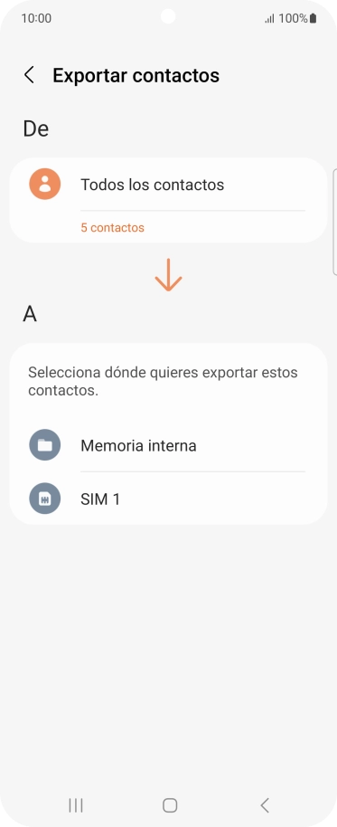 Pulsa el nombre de la tarjeta SIM.