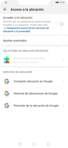 Pulsa el indicador junto a 