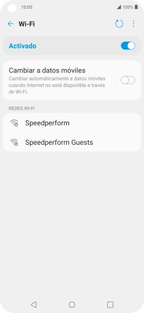 Pulsa el indicador junto a 