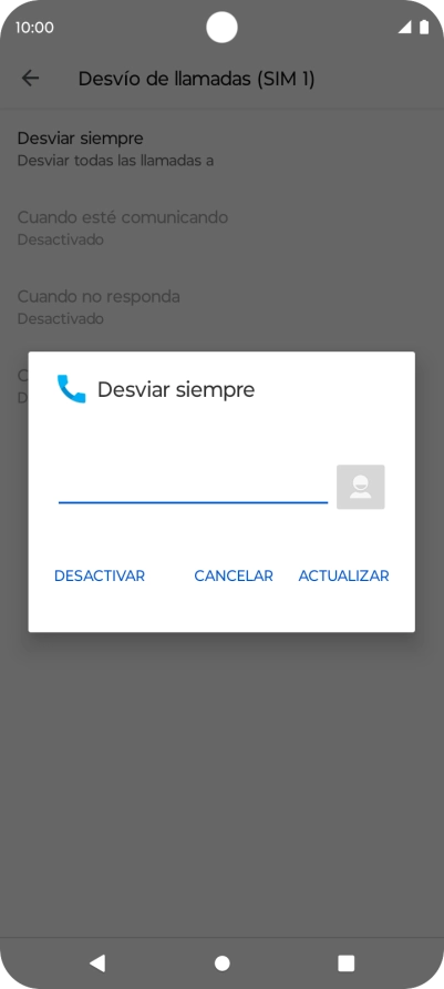Pulsa DESACTIVAR.