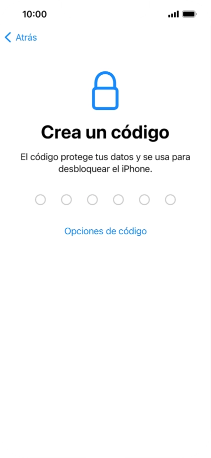 Pulsa Opciones de código.