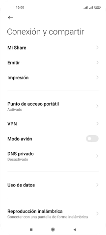 Pulsa Uso de datos.