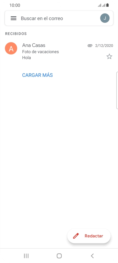 Pulsa el icono de perfil.