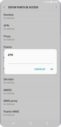Introduce airtelwap.es y pulsa OK.