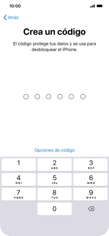 Pulsa Opciones de código.