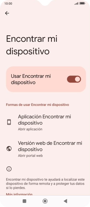 Pulsa la tecla de inicio para terminar y regresar a la pantalla de inicio.