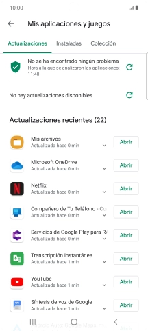 Pulsa Instaladas.