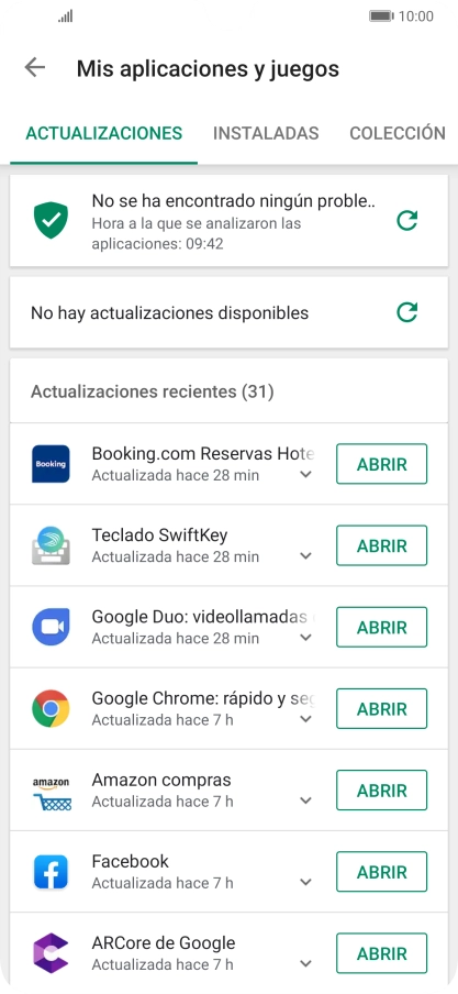 Pulsa INSTALADAS.