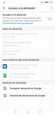 Pulsa el indicador junto a 