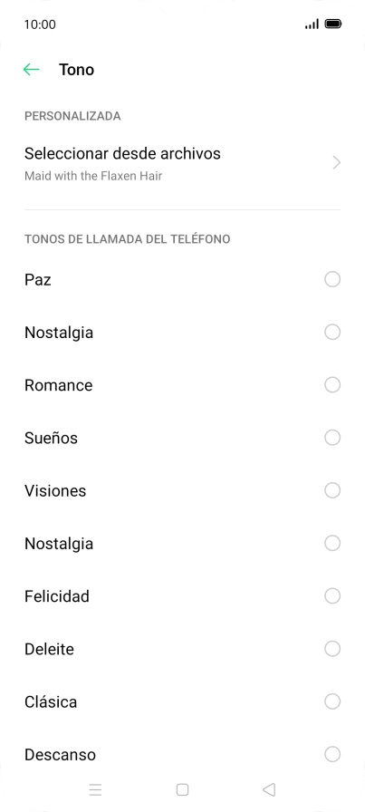 Pulsa la tecla de inicio para terminar y regresar a la pantalla de inicio.