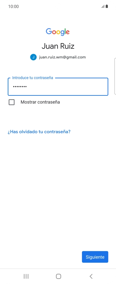 Pulsa Siguiente.