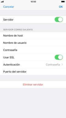 Pulsa el indicador junto a 