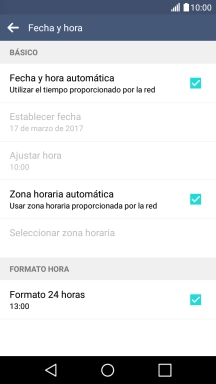 Pulsa la tecla de inicio para terminar y regresar a la pantalla de inicio.