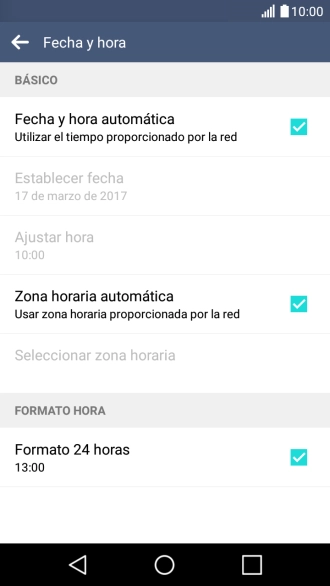 Pulsa la tecla de inicio para terminar y regresar a la pantalla de inicio.