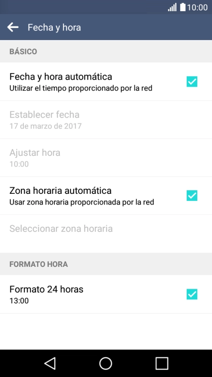 Pulsa la tecla de inicio para terminar y regresar a la pantalla de inicio.
