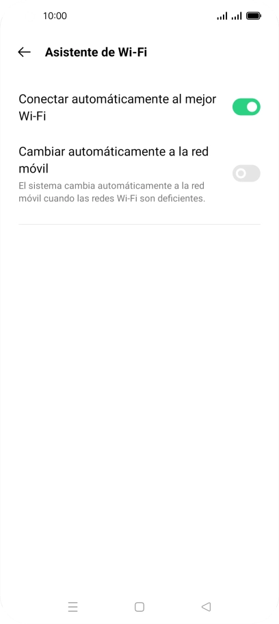 Pulsa el indicador junto a 