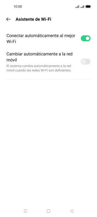 Pulsa el indicador junto a 