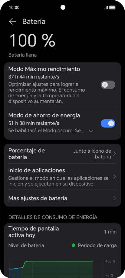 Desliza el dedo hacia arriba desde la parte inferior de la pantalla para terminar y volver a la pantalla de inicio.
