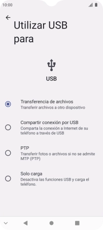 Pulsa Transferencia de archivos.