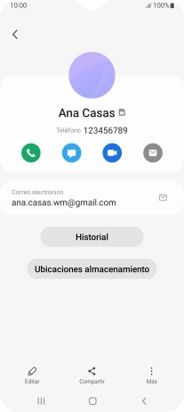 Pulsa el icono de realizar llamadas.