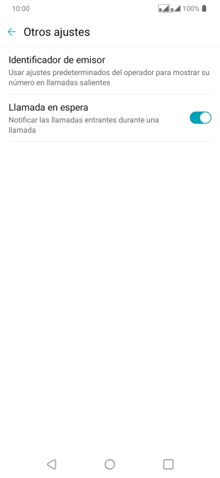 Pulsa el indicador junto a 