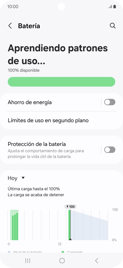Pulsa Ahorro de energía.