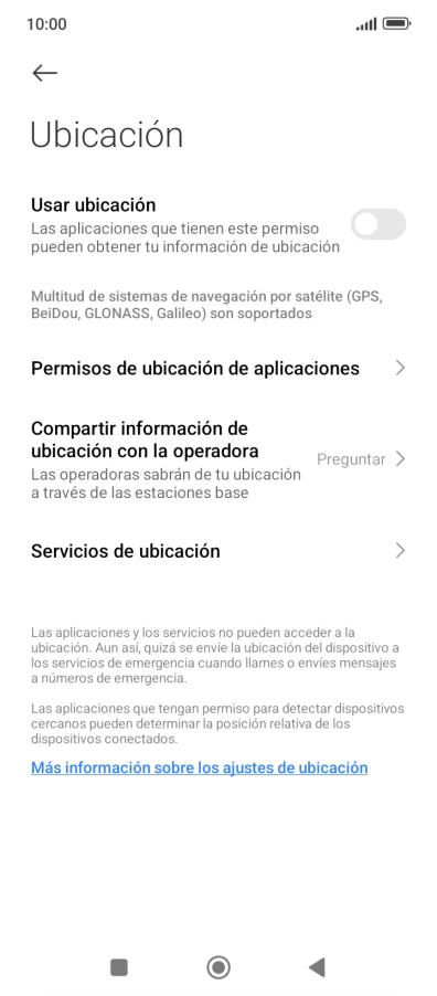 Pulsa el indicador junto a 