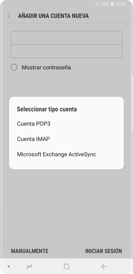 Pulsa Cuenta POP3.