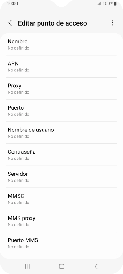 Pulsa Nombre.