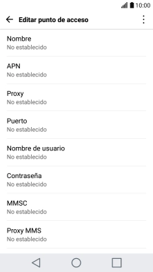 Pulsa Nombre.