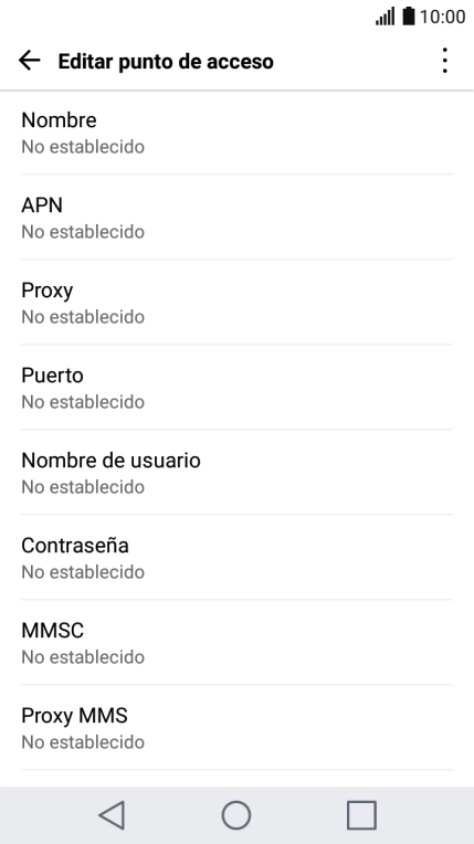 Pulsa Nombre.