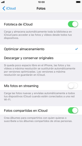 Pulsa el indicador junto a 