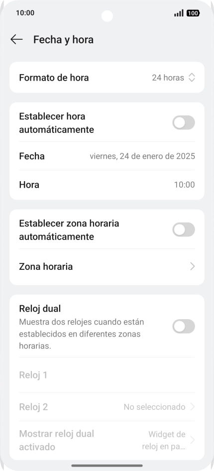 Pulsa el indicador junto a 