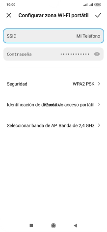 Pulsa en el campo junto a 