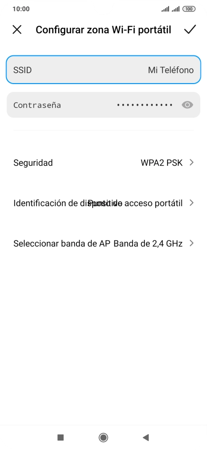 Pulsa en el campo junto a 