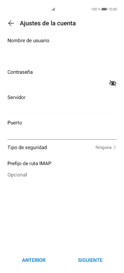 Pulsa Tipo de seguridad.