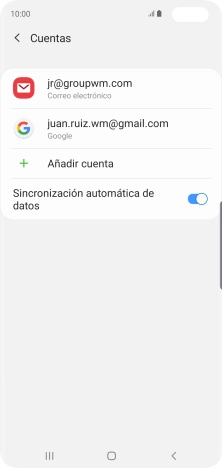 Pulsa la tecla de inicio para regresar a la pantalla de inicio.
