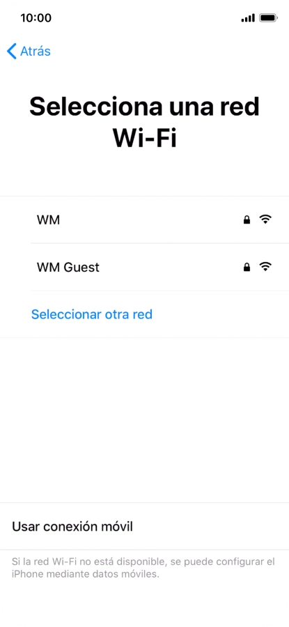 Pulsa la red wifi deseada.