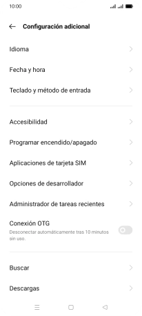 Pulsa Fecha y hora.