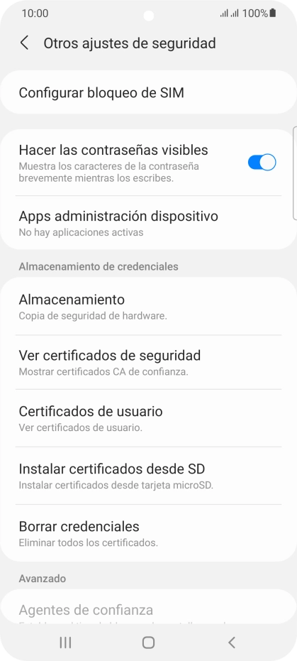 Pulsa Configurar bloqueo de SIM.