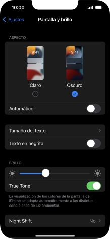 Pulsa el indicador junto a 
